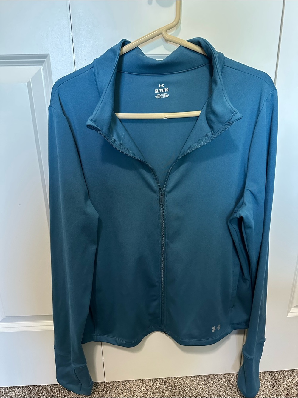 Under Armour Women's Teal Zip-Up Track Jacket